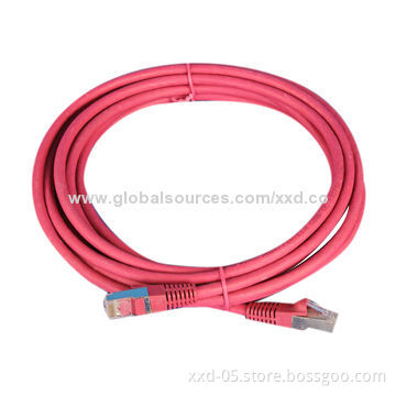 4 PR FTP Cat5e Patch Cord Cable, Customized Lengths and Colors Acceptable